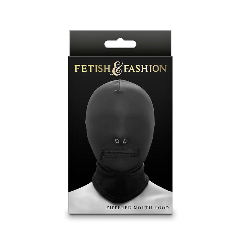 NS Novelties NS Novelties Fetish & Fashion Zippered Mouth Hood Sort
