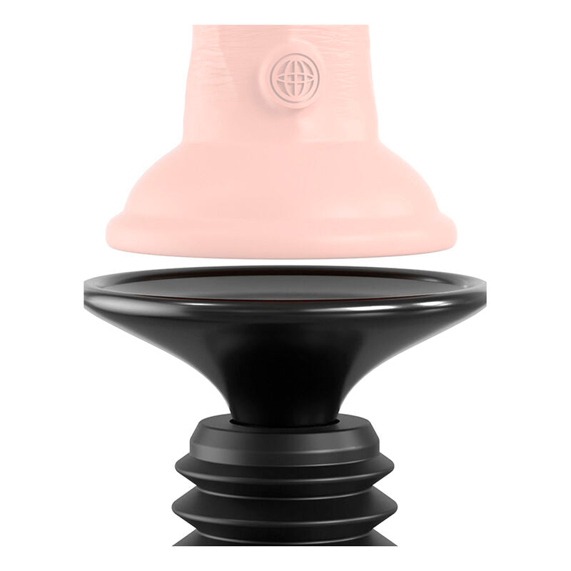 Fetish Fantasy Series Body Dock Thruster Dildo Clamp With 7 Push Modes Black