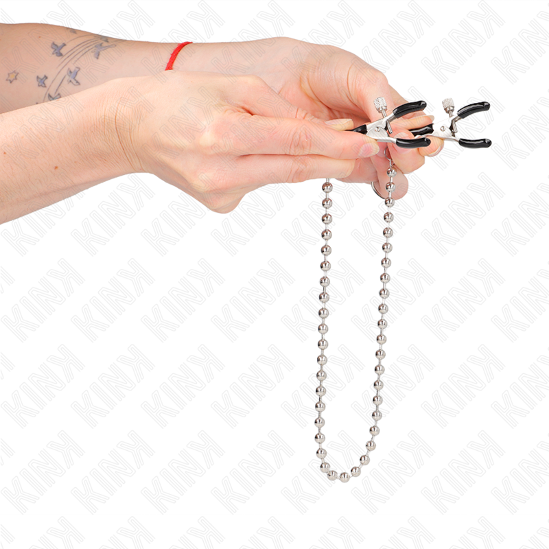 Kink Nipple Grip Kink - Bead Chain Nipple Clamps 30 Cm