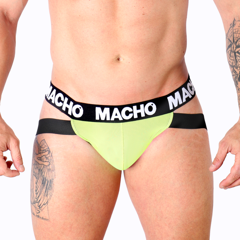 Macho Underwear Macho - Mx28Fa Jock Verde Fluor S