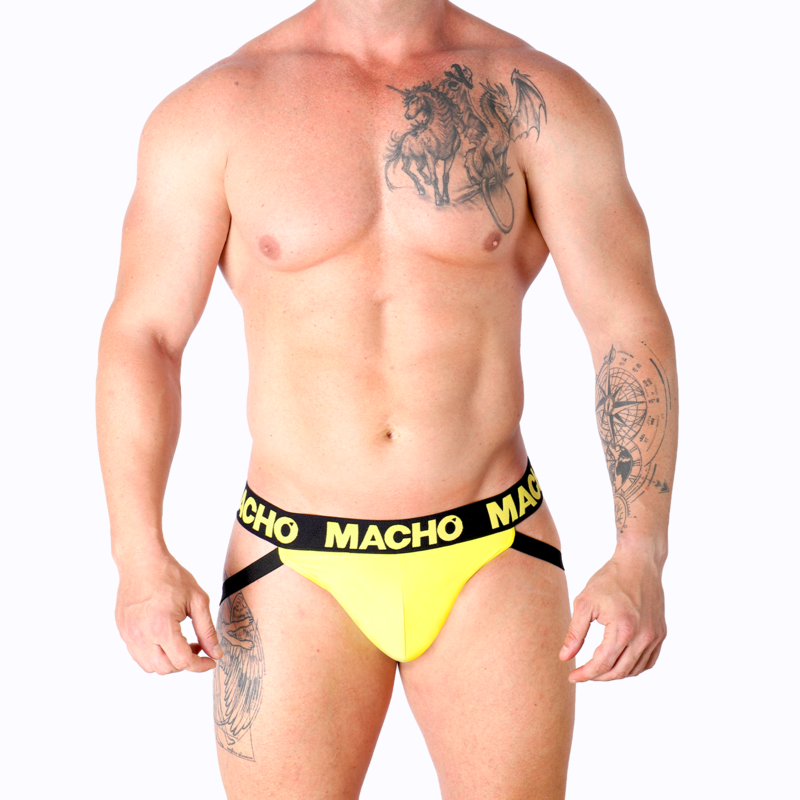 Macho Underwear Macho - Mx25A Jock Amarillo Lycra S