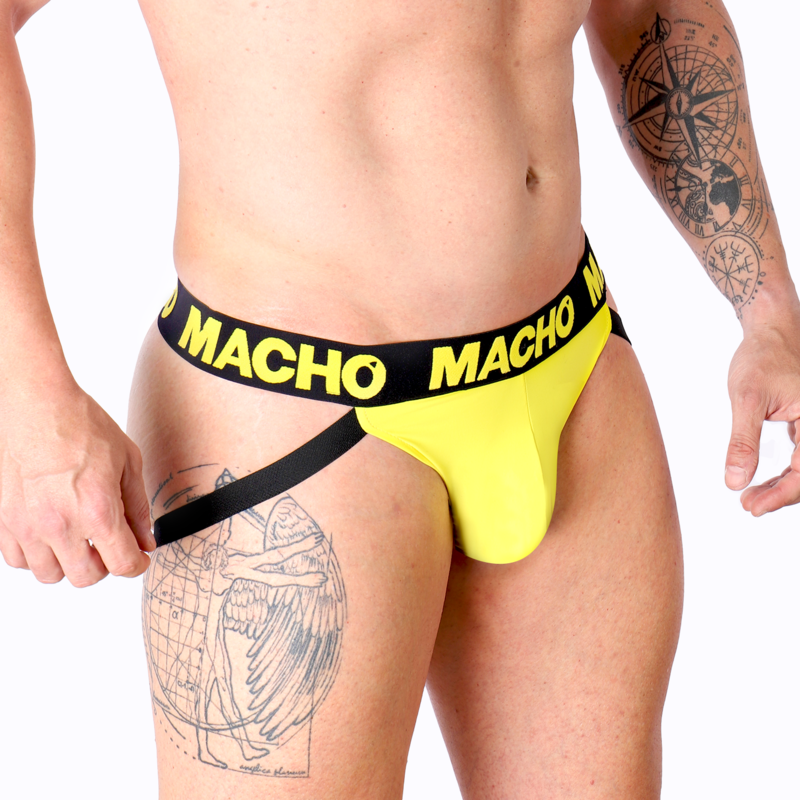 Macho Underwear Macho - Mx25A Jock Amarillo Lycra S
