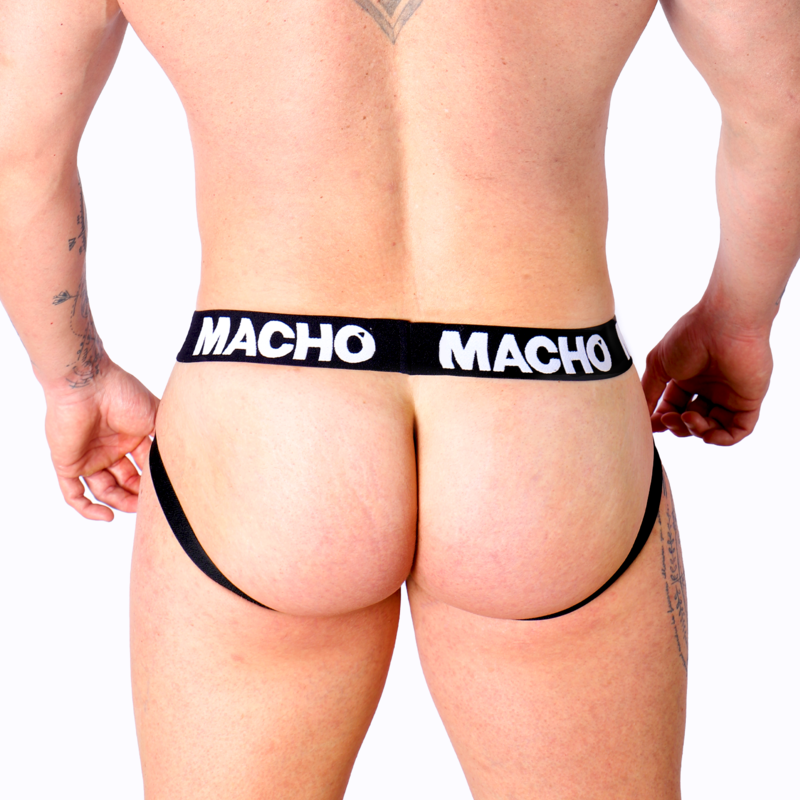 Macho Underwear Macho - Mx25Nc Jock Cuero Negro