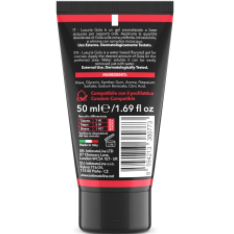 Intimateline Luxuria Oral Sex Gel Strawberry Flavor 50 Ml