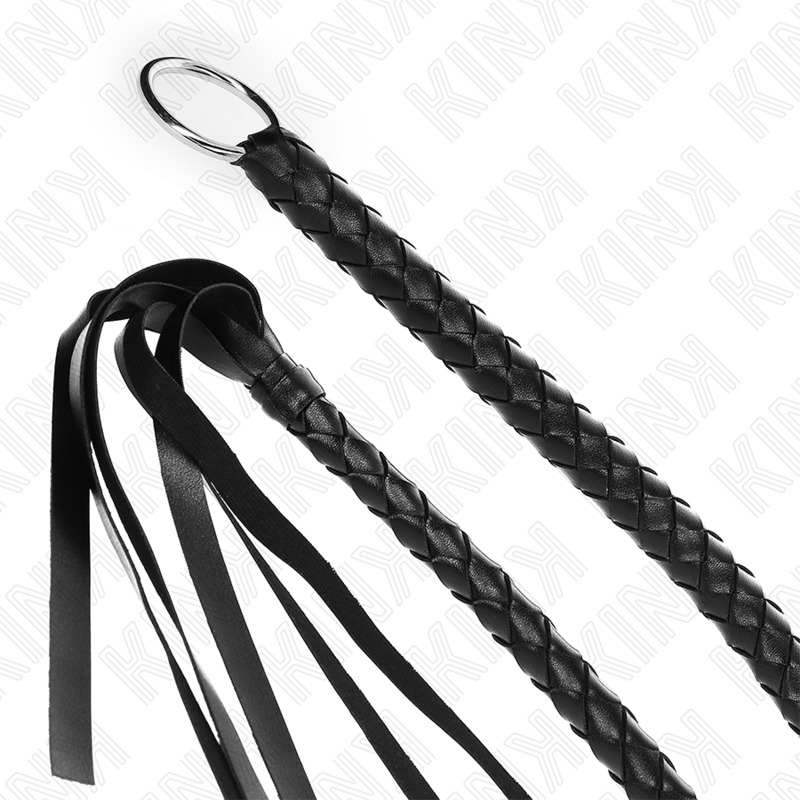 Kink Impact & Touch Kink - Snake Whip With Black Hand Ring 65 Cm