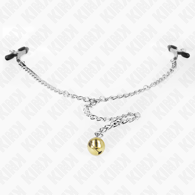 Kink Nipple Grip Kink - Chain Nipple Clamps With Bell 30 Cm