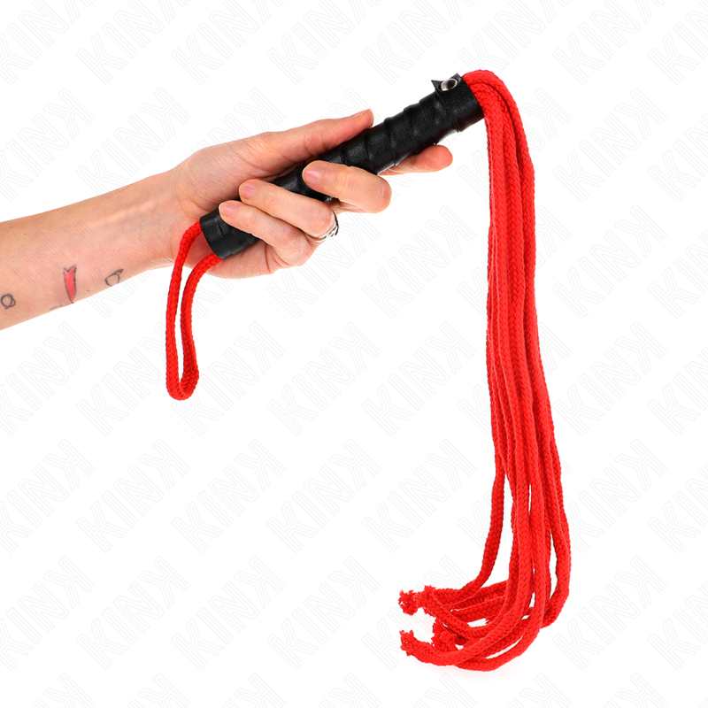 Kink Impact & Touch Kink - Rojo Rope Whip 56 Cm