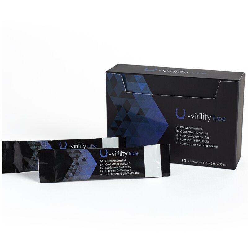 500Cosmetics 500 Cosmetics - U-Virility Lube Cold Effect Lubricant 10 X 5 Ml