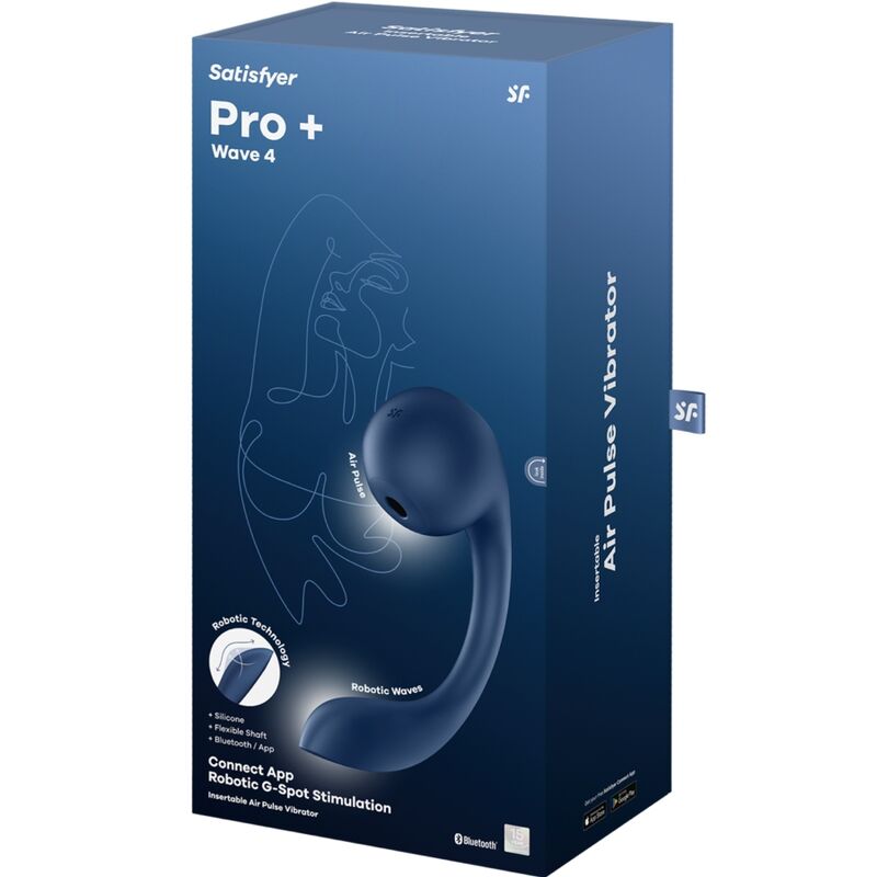Satisfyer Pro+ Wave 4 Connect App Dark Blue