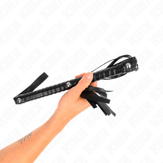 Kink Impact & Touch Kink - Whip With Black Textured Handle 48.5 Cm