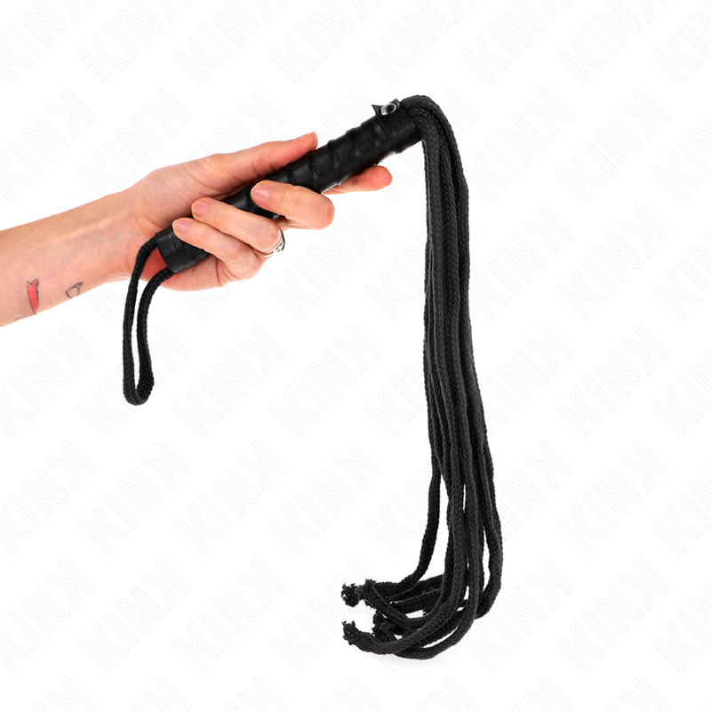 Kink Impact & Touch Kink - Black Rope Whip 56 Cm