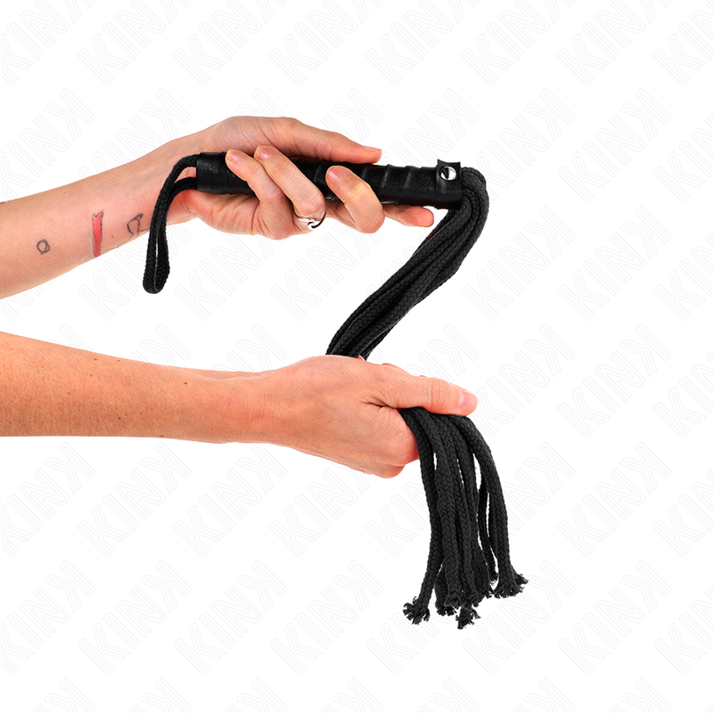 Kink Impact & Touch Kink - Black Rope Whip 56 Cm