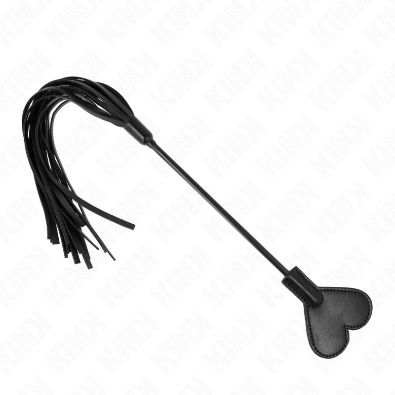 Kink Impact & Touch Kink - Range Whip With Heart Pandel 35 Cm