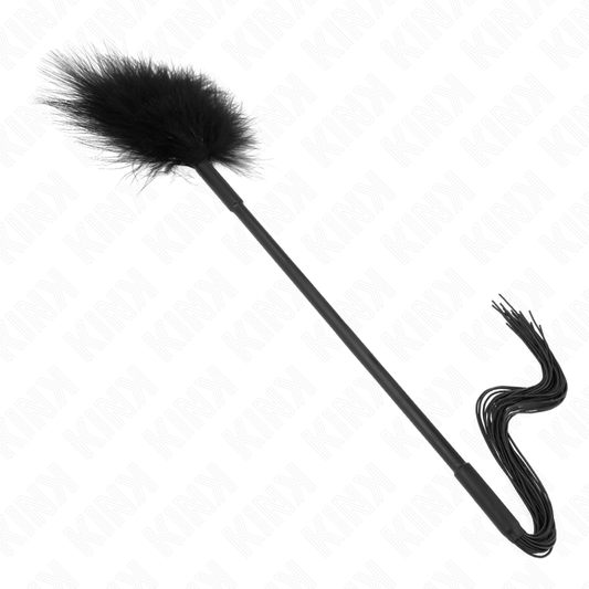 Kink Impact & Touch Kink - Silicone Whip With Feathers For Tickle 47 Cm