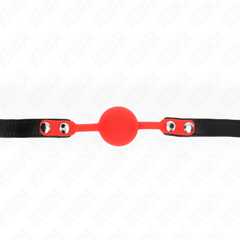 Kink Collar & Gag Kink - Silicone Ball 4 Cm Gag With Lock 60 X 2 Cm