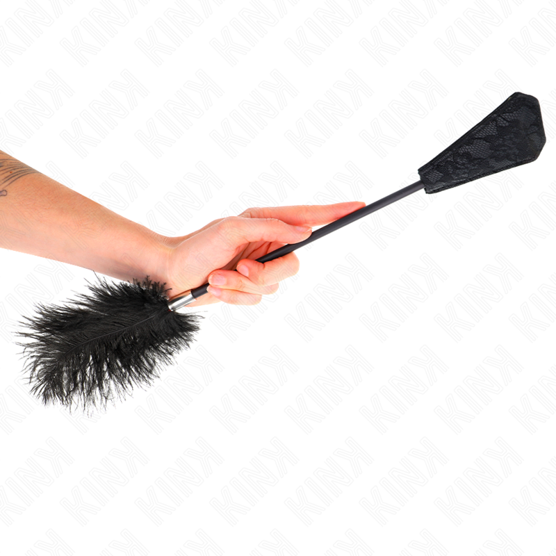 Kink Impact & Touch Kink - Ostrich Feathers For Tickle With Lace Pallet 56 Cm