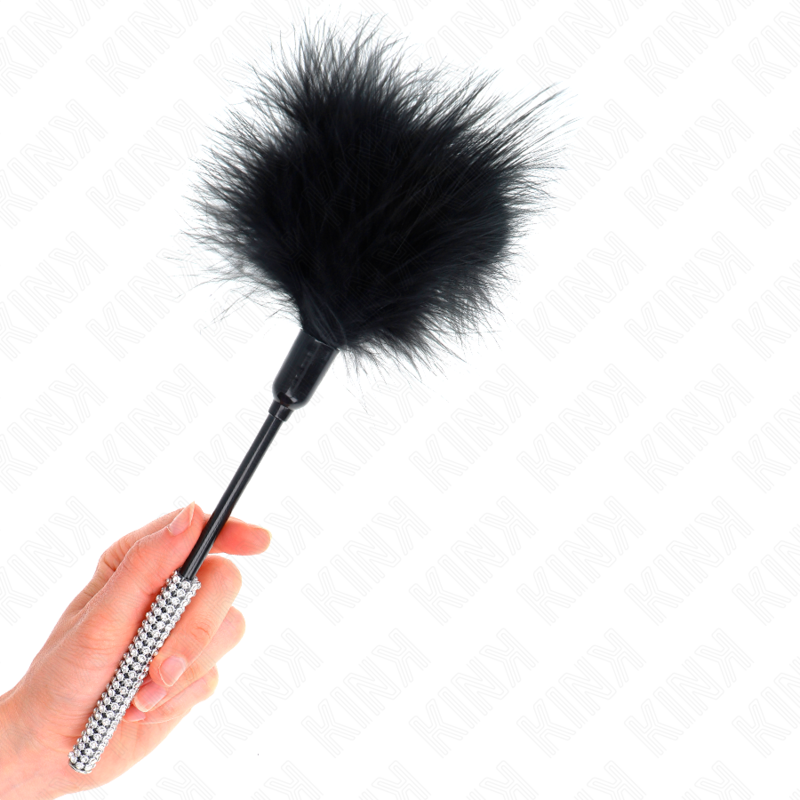 Kink Impact & Touch Kink - Tickle Feathers With Rhinestone Handle 27 Cm