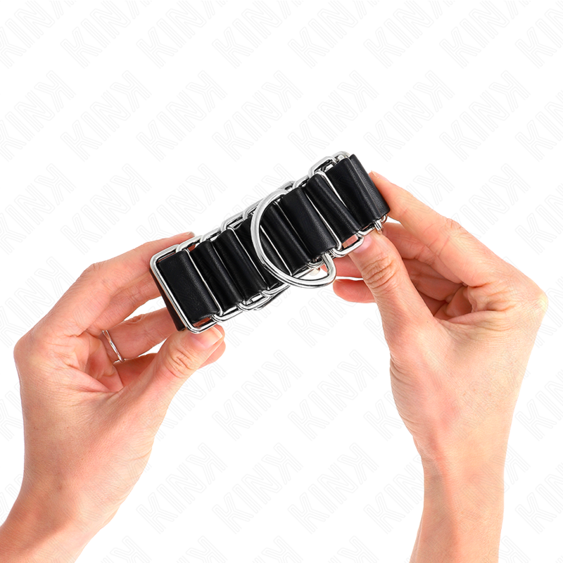 Kink Wrist Restraint Kink - Hinge-Like Thin Wrist Restraints Black Adjustrable 16-22 Cm X 3.5 Cm