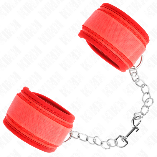 Kink Wrist Restraint Kink - Neoprene Wrist Restraints Red 42 X 5 Cm