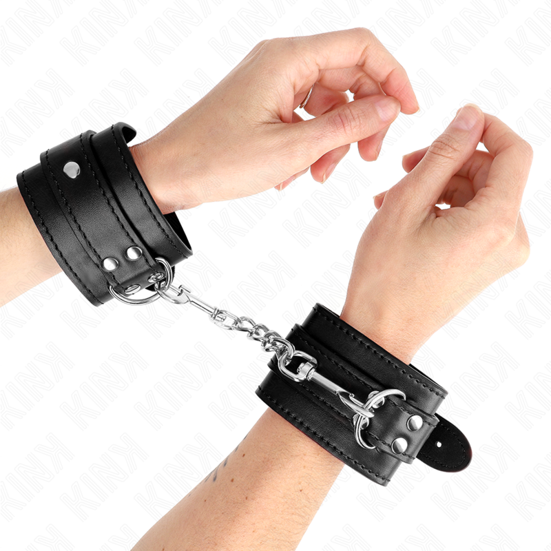Kink Wrist Restraint Kink - Simple Wrist Restraints Black Adjustable 20-23 Cm X 5.5 Cm