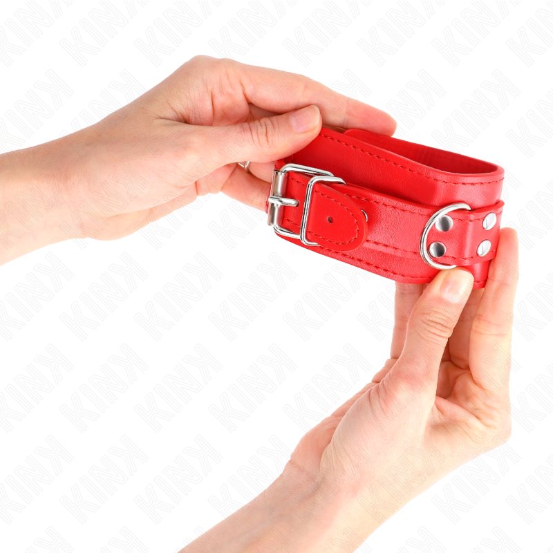 Kink Wrist Restraint Kink - Simple Wrist Restraints Red Adjustable 20-23 Cm X 5.5 Cm