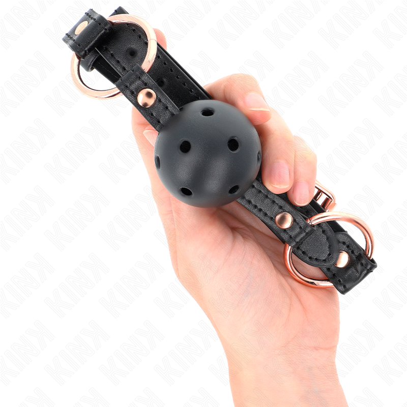 Kink Collar & Gag Kink - Premium Tpe Ball 4 Cm Gag 60 X 2 Cm