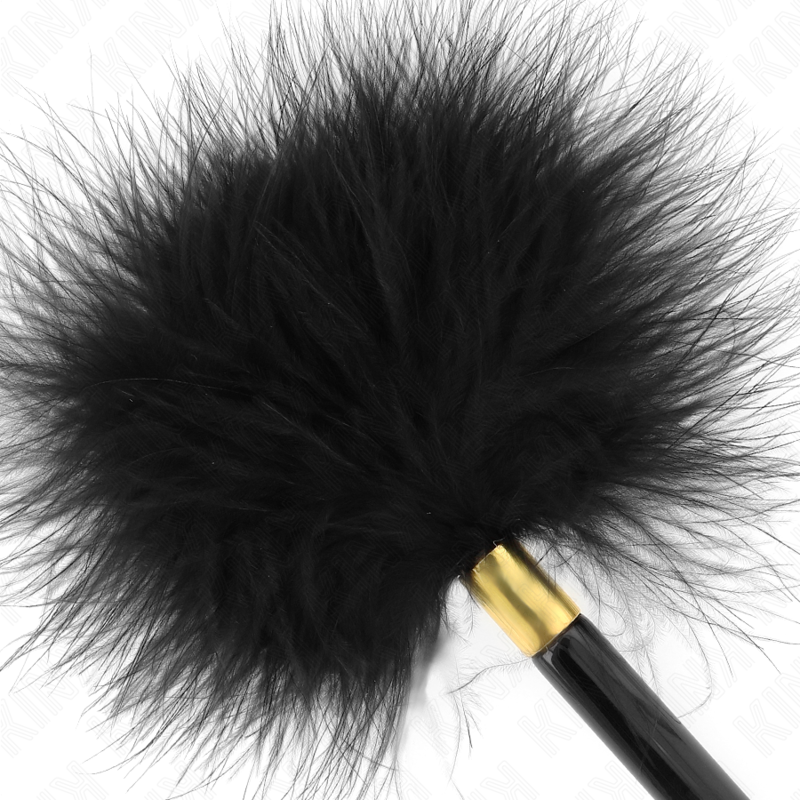 Kink Impact & Touch Kink - Black Gold Metal Tickle Feathers 18 Cm