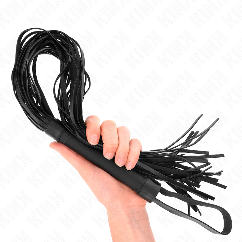 Kink Impact & Touch Kink - Imitation Sheep Skin Whip 60 Cm