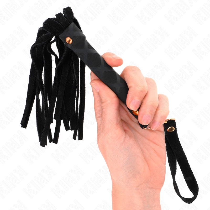Kink Impact & Touch Kink - Black Suede Mini Whip 30 Cm