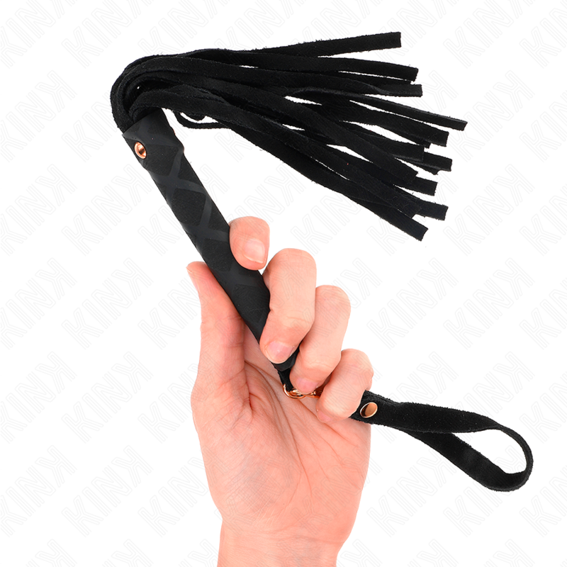 Kink Impact & Touch Kink - Black Suede Mini Whip 30 Cm