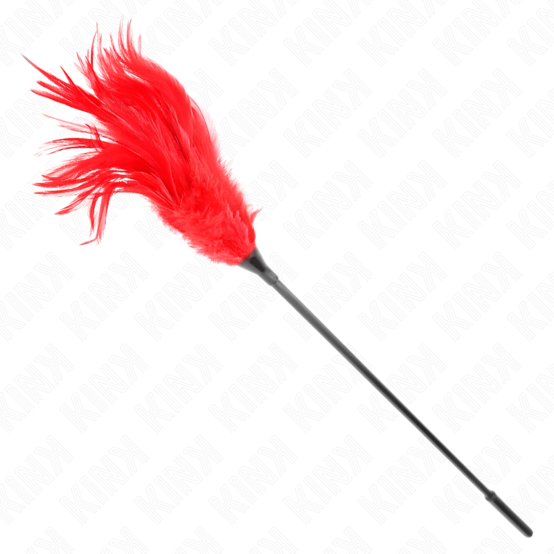 Kink Impact & Touch Kink - Multiple Red Tickle Feathers 45 Cm