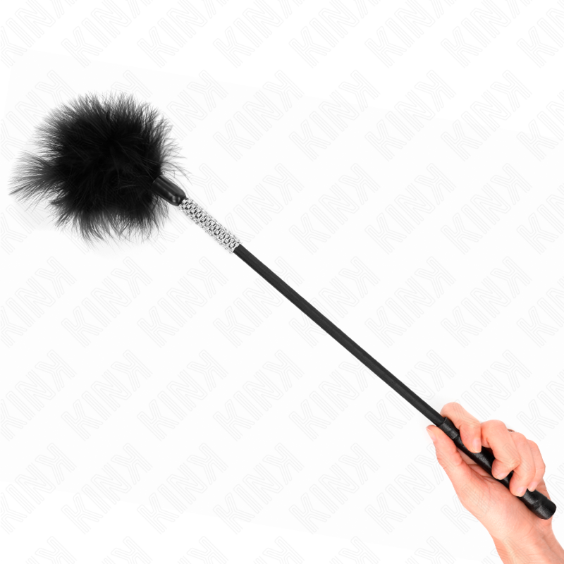 Kink Impact & Touch Kink - Tickle Feathers With Rhinestone Handle 50 Cm