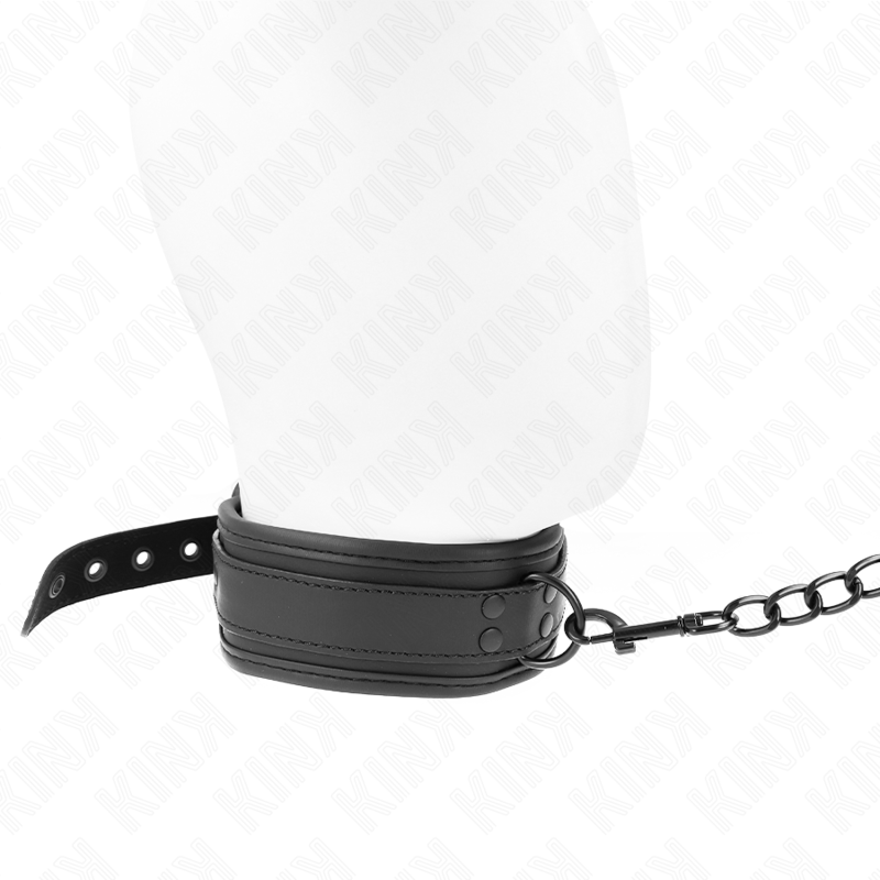 Kink Collar & Gag Kink - Neoprene Bondage Collar Model 1 With Belt 78 Cm Adjustable 37.5 X 49.5 Cm