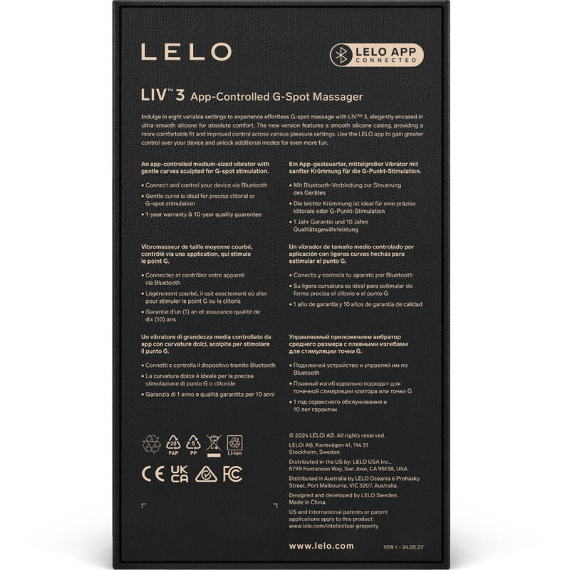Lelo Liv™ 3 G-Spot Stimulator Pink