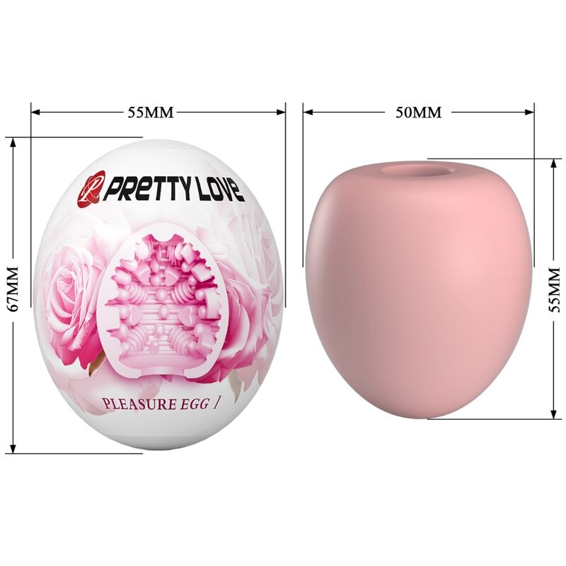 Pretty Love Flirtation Pretty Love - Male Masturbator Egg Pink