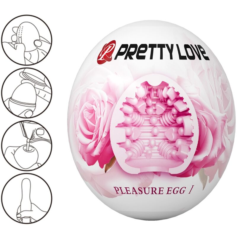 Pretty Love Flirtation Pretty Love - Male Masturbator Egg Pink