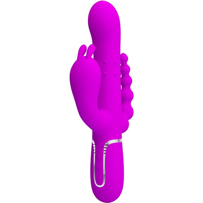 Pretty Love Flirtation Pretty Love - Cammy Triple Vibrator Multifunction 4 In 1 Pink