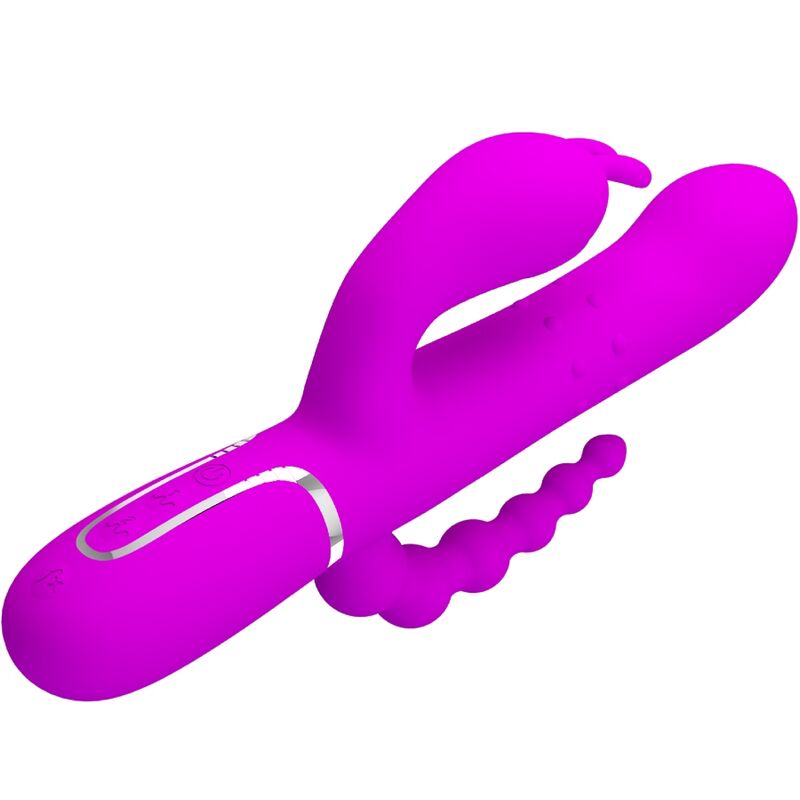 Pretty Love Flirtation Pretty Love - Cammy Triple Vibrator Multifunction 4 In 1 Pink