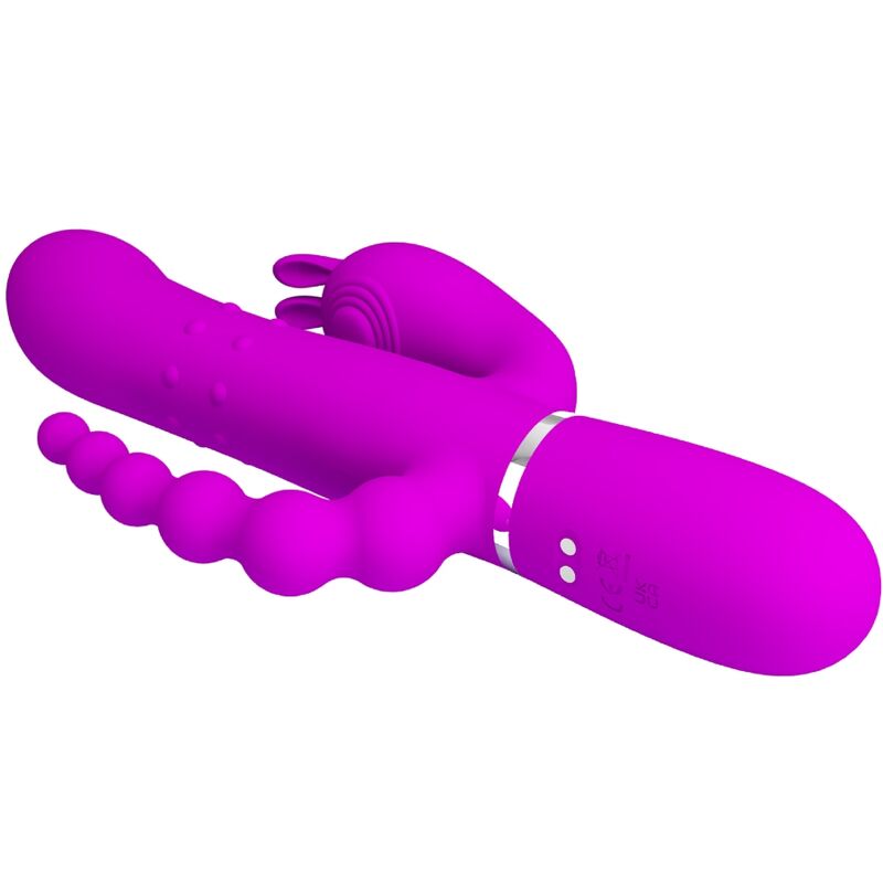 Pretty Love Flirtation Pretty Love - Cammy Triple Vibrator Multifunction 4 In 1 Pink