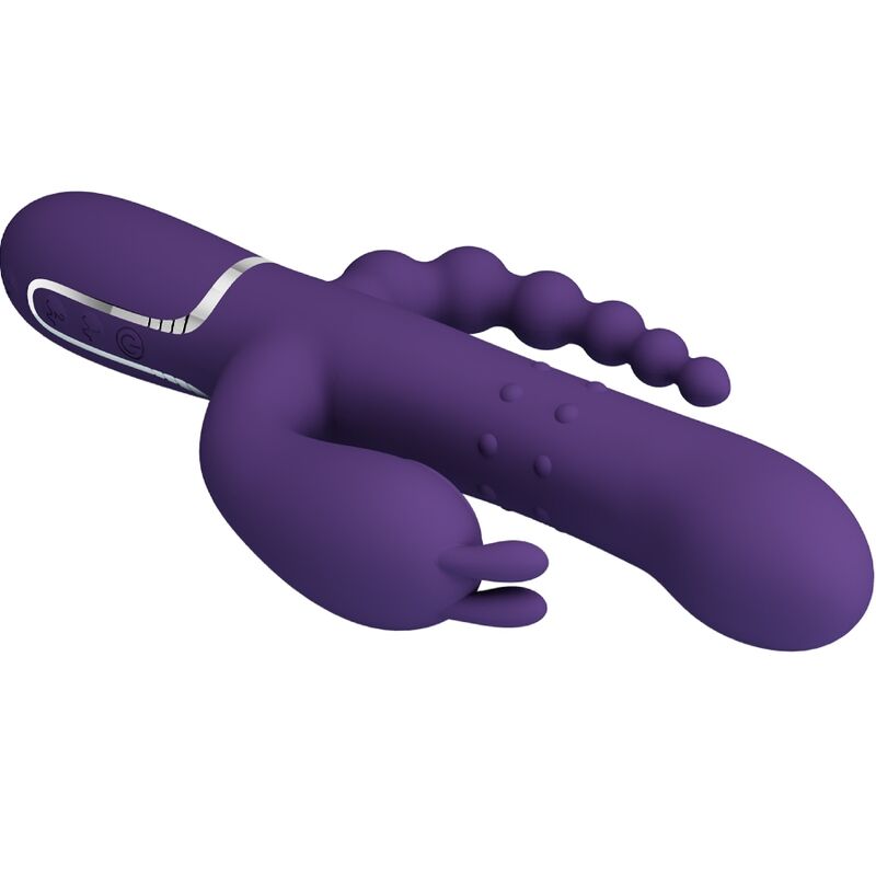 Pretty Love Flirtation Pretty Love - Cammy Triple Vibrator Multifunction 4 In 1 Purple