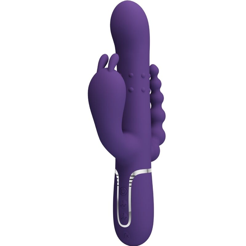 Pretty Love Flirtation Pretty Love - Cammy Triple Vibrator Multifunction 4 In 1 Purple