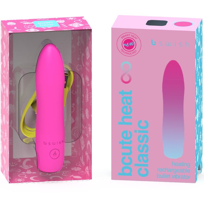 B Swish Bcute Infinite Heat Classic Heatable Vibrator Pink