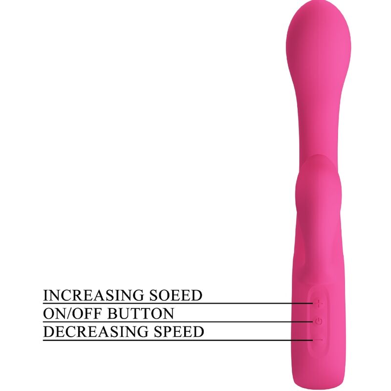 Pretty Love Flirtation Pretty Love - Fritz Rabbit Vibrator 12 Vibrations Pink