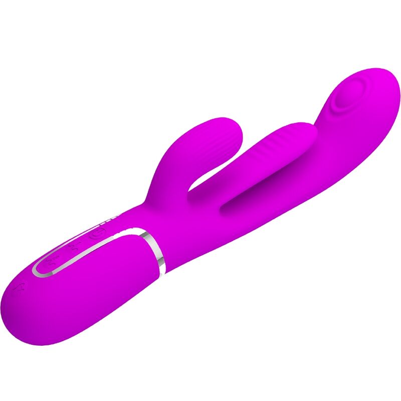 Pretty Love Flirtation Pretty Love - Shania Triple Rabbit Vibrator Multifunction Pink
