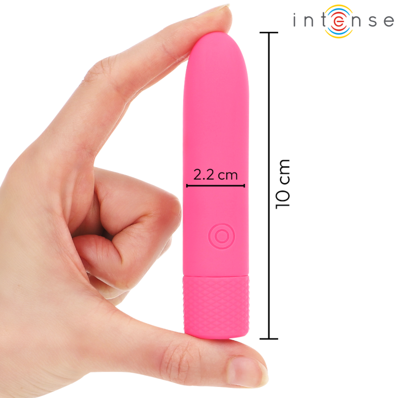 Intense Fun Intense - Symone Usb Rechargeable Vibrating Bullet 8 Vibrations Pink 10 X 2.2 Cm