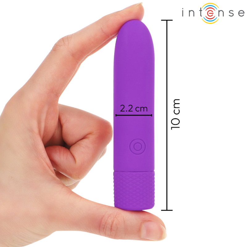 Intense Fun Intense - Symone Usb Rechargeable Vibrating Bullet 8 Vibrations Purple 10 X 2.2 Cm