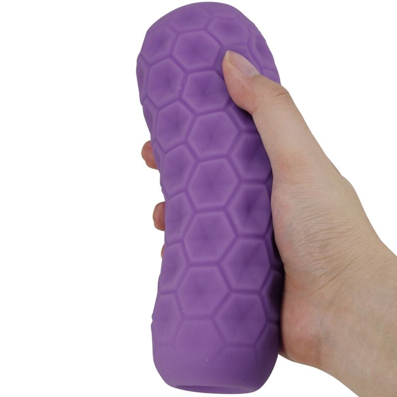 Pretty Love Twin Balls Male Masturbator Purple
