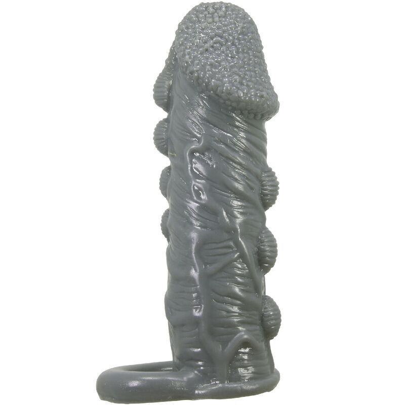 Pretty Love Realistic Penis Enlarger And Delay Sleeve Grey
