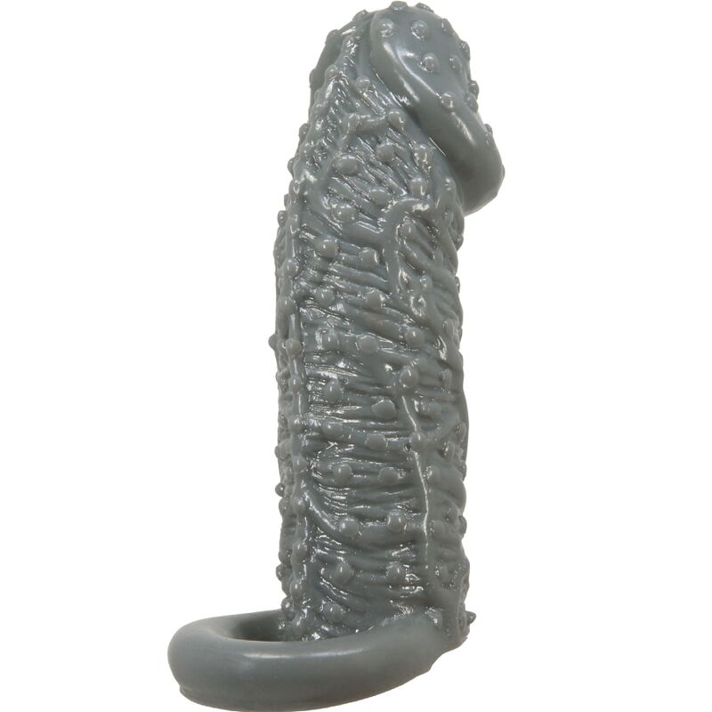 Pretty Love Realistic Penis Enlarger And Delay Sleeve Model 2 Grey