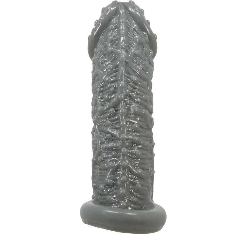 Pretty Love Realistic Penis Enlarger And Delay Sleeve Model 2 Grey